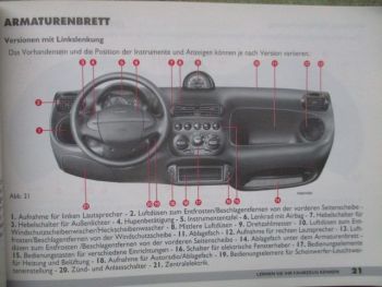 Fiat Seicento Handbuch Mai 2003 Deutsch