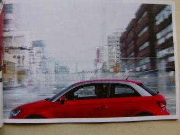 Audi A1 Prospekt Mai 2010 1.2TFSI 1.4TFSI 1.6TDI NEU Typ 8X