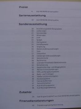 Audi Preisliste A6/Avant S6,allroad quattro April 2010 NEU