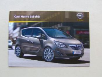 Opel Meriva Zubehör Prospekt Neues Modell Mai 2010