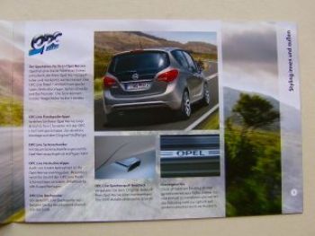Opel Meriva Zubehör Prospekt Neues Modell Mai 2010