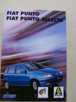 Fiat Punto +Selecta Prospekt NEU Autonomy November 1998