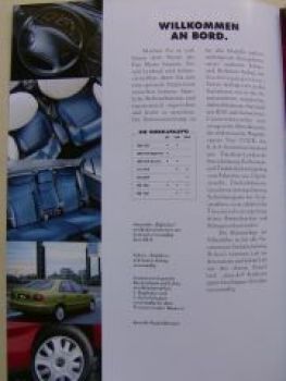 Fiat Marea Prospekt Mai 1999 +Technik/Ausstattung