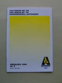 Fiat Bravo Brava Sondermodell Autonomy Juni 1999