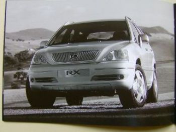 Lexus RX Konzept Vorstellungsprospekt NEU ca. 1997