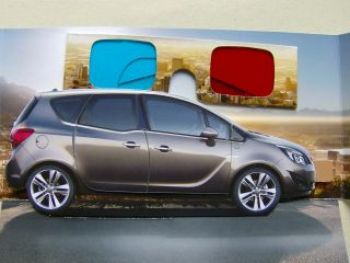 Opel Meriva Infoflyer +3D Brille NEU