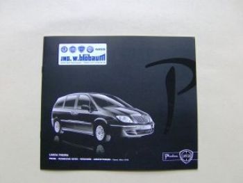 Lancia Phedra Preisliste März 2010 NEU