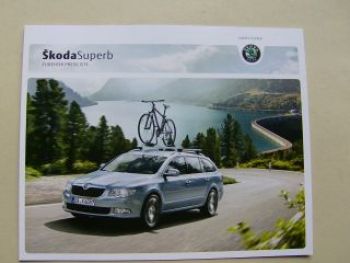 Skoda Superb Zubehör Preisliste März 2010 NEU