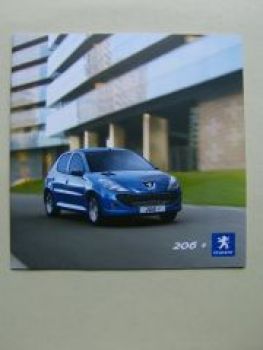 Peugeot 206+ Prospekt März 2009 NEU