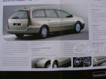 Citroen C5 Crystal Prospekt +Preisliste NEU