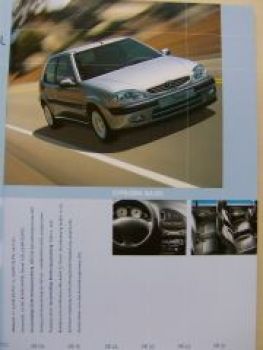Citroen Modellprogramm 2001 NEU