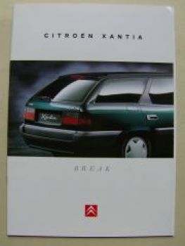 Citroen Xantia Break Prospekt Juli 1995