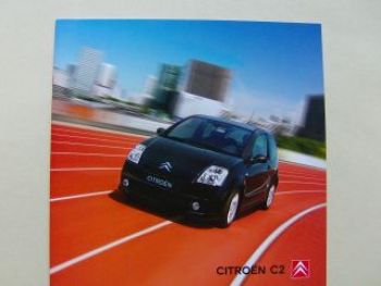 Citroen C2 Prospekt August 2003 NEU