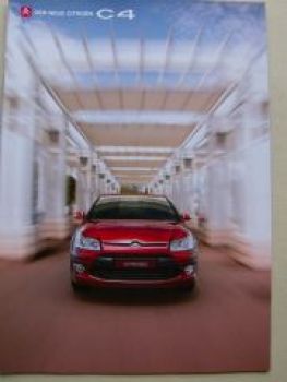 Citroen C4 Prospekt September 2008 NEU
