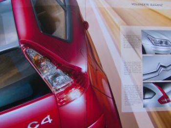 Citroen C4 Prospekt September 2008 NEU