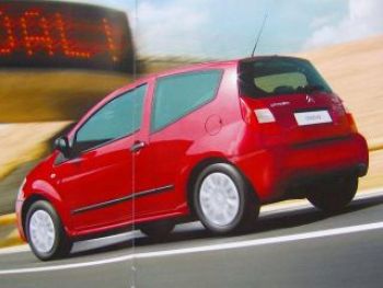 Citroen C2 Prospekt Februar 2009 +Preisliste NEU