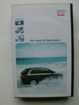 Audi A3 Sportback VHS Video Emotion Trailer 2004 Rarität