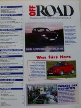 Off Road 3/1996 Suzuki X90 Mega 4X4 Cabriolet, Frontera 2.8TDI