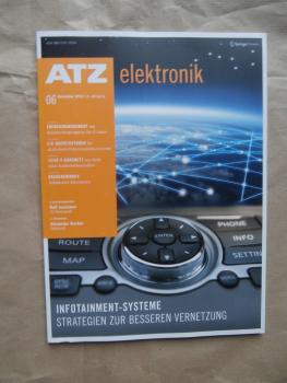 ATZ elektronik 6/2013 Infotainment-Systeme,Energiemanagement mit Reichweitenprognose für E-Autos,