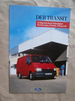 Ford Kastenwagen Pritsche & Fahrgestelle FT80 FT100 +lang FT120 +FT130 FT160 FT190 November 1990