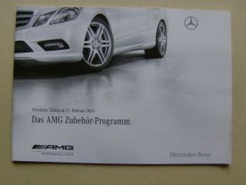 Mercedes Benz AMG Zubehör Programm+Preise August 2009