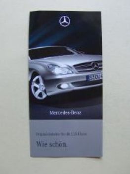 Mercedes Benz Original Zubehör CLS-Klasse BR219 Oktober 2008