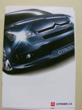 Citroen C4 Prospekt Oktober 2004 NEU