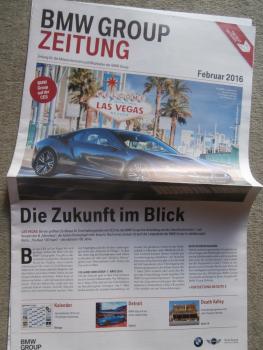 BMW Group Zeitung 2/2016 Kalender zum 100-jährigen Geburtstag,Death Valley Kneipe in Nevada,