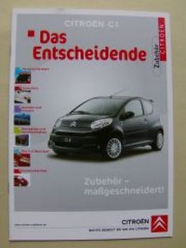 Citroen C1 Zubehör Prospekt Juni 2007 NEU