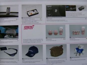 Subaru Impreza Zubehör Prospekt September 2009 NEU