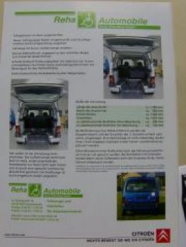 Citroen Berlingo Rollstuhl-Transportfahrzeug