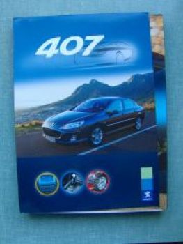 Peugeot Pressemappe 407 +CD +Fotos 2004