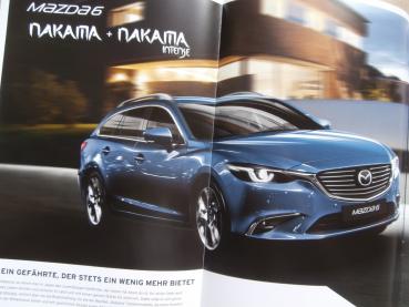 Mazda 6 Nakama +Intense Prospekt August 2016 NEU