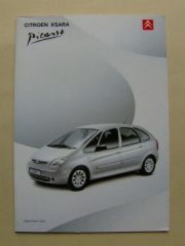 Citroen Xsara Picasso Prospekt September 2001 NEU