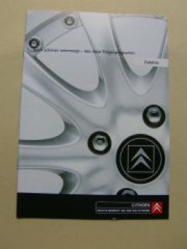 Citroen Felgenprogramm Zubehör April 2001 NEU