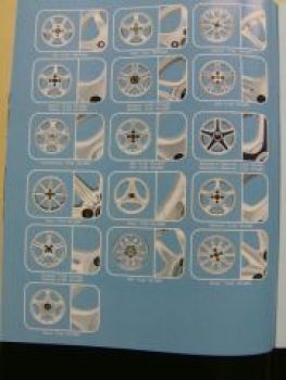 Citroen Felgenprogramm Zubehör April 2001 NEU