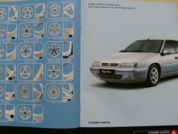Citroen Felgenprogramm Zubehör April 2001 NEU