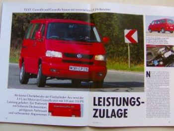 Gute Fahrt 7/1997 VW Passat VR5, A6 1.8T,VW T4,Bürstner Flirt 44
