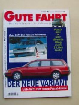 Gute Fahrt 1/1997 Audi ESP, Olo SDI,911 Carrera S,Caddy SDI,A3
