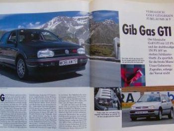 Gute Fahrt 9/1996 porsche Boxster, A3 TDI,Passat,Caddy,Golf3 GTI