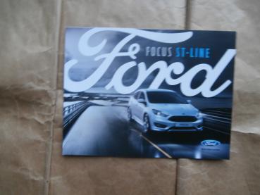 Ford Focus ST-Line 5-türer +Turnier Prospekt Juli 2016 NEU
