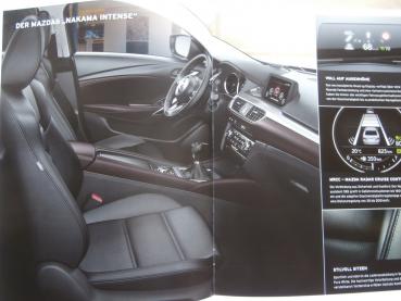 Mazda 6 Nakama +Intense Prospekt August 2016 NEU