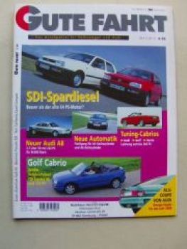 Gute Fahrt 6/1995 Audi A8,Porsche 928,T4 California Coach