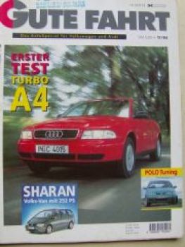 Gute Fahrt 11/1994 Audi A4 Turbo,NSU Spider, Polo 45