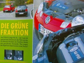 Gute Fahrt 12/2000, Audi A4 2.0, Lupo 3L TDI,FSI,Wendland Golf4