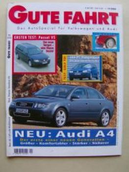 Gute Fahrt 11/2000 A4, Passat V5 Variant,Sharan V6 4motion