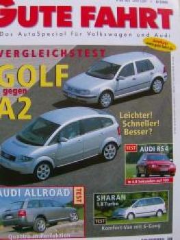 Gute Fahrt 6/2000 Audi Allroad quattro, RS4, Sharan 1.8Turbo
