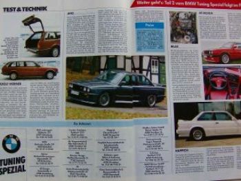 Sportfahrer 1/1987 BMW Alpina B6 3.5,R129, Werner E30,EBS