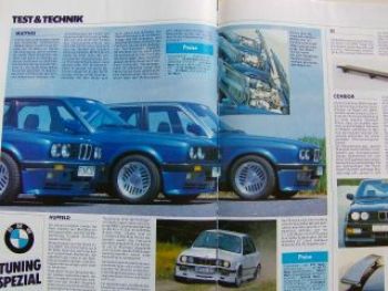 Sportfahrer 1/1987 BMW Alpina B6 3.5,R129, Werner E30,EBS