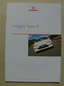 Honda Integra Type-R Prospekt Januar 1998 NEU